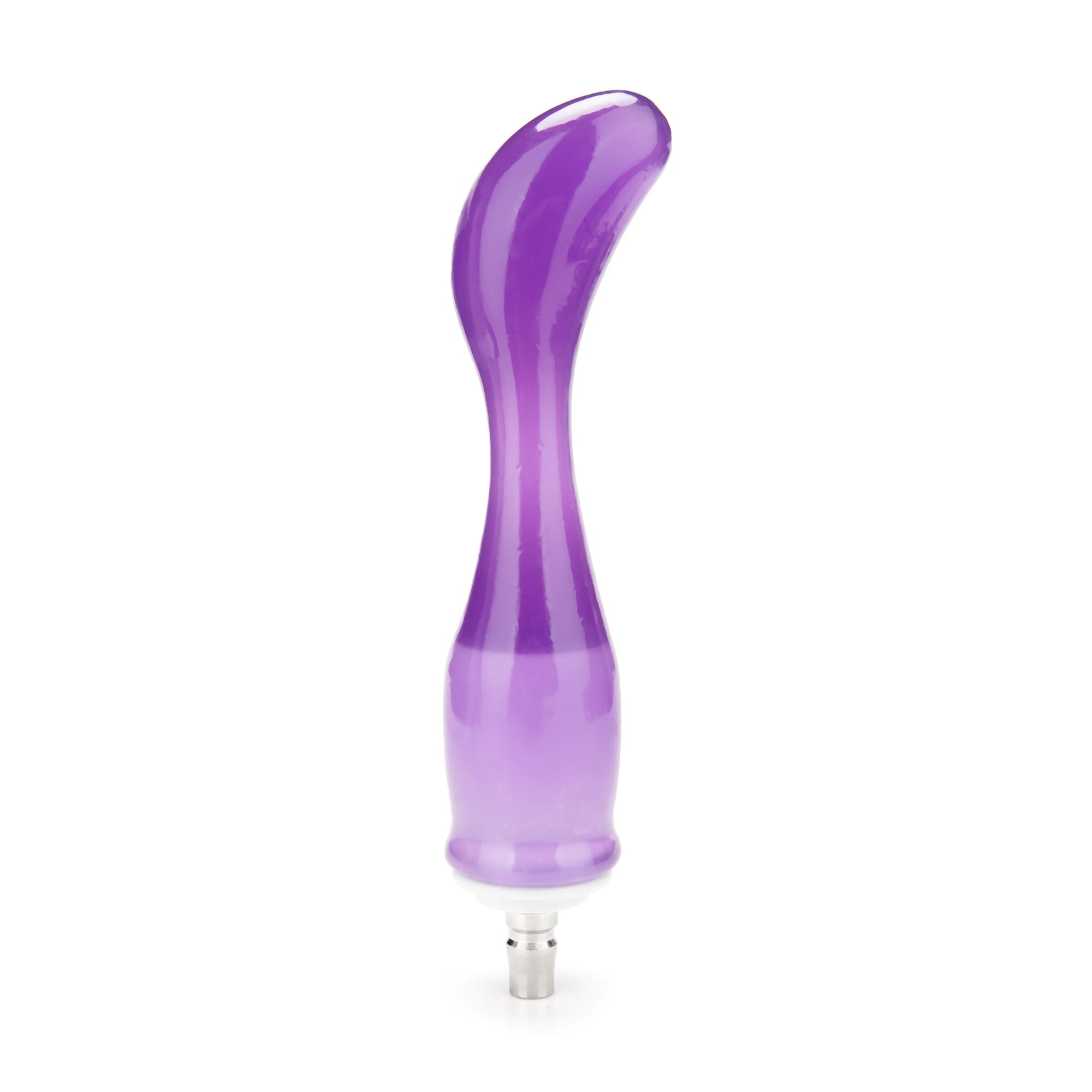 8" Lucid G Spot Dildo Attachment - Purple - The Cowgirl Sex Machine