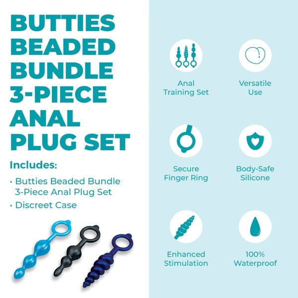 plug anal para que serve Butties Anal Plug Set