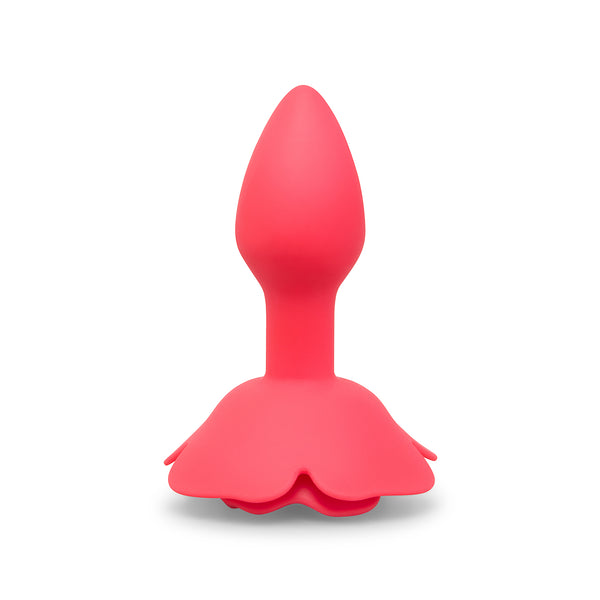 3.5 Inch Vibrating Rose Butt Plug 3.5 Inch Vibrating Rose Butt Plug