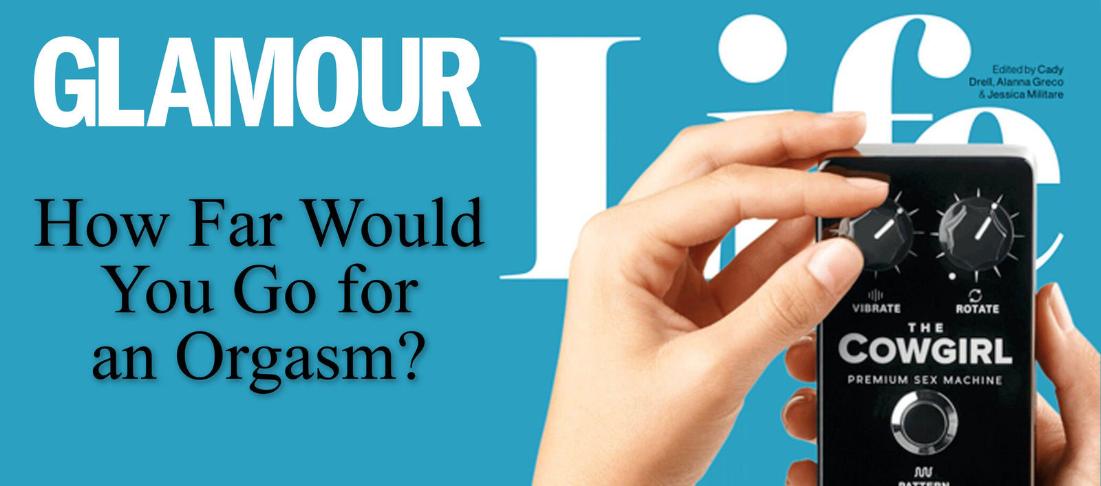 Glamour Features The Cowgirl and Alicia Sinclair in Print Issue - The Cowgirl Blog