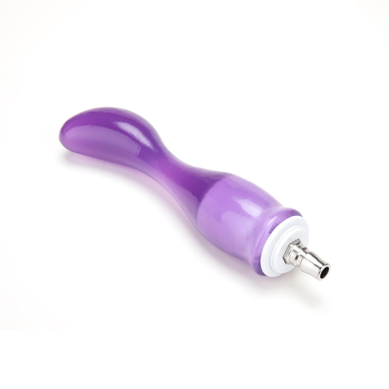 8" Lucid G Spot Dildo Attachment - Purple - The Cowgirl Sex Machine