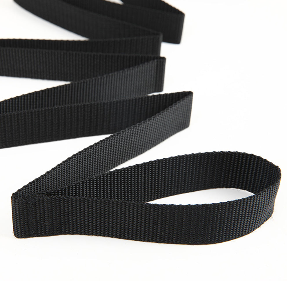 Black strap on a white background