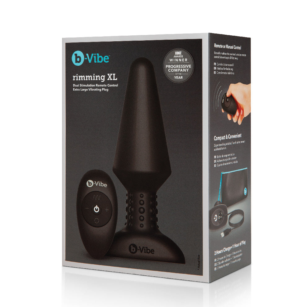 b-Vibe Rimming Plug XL - The Cowgirl Sex Machine