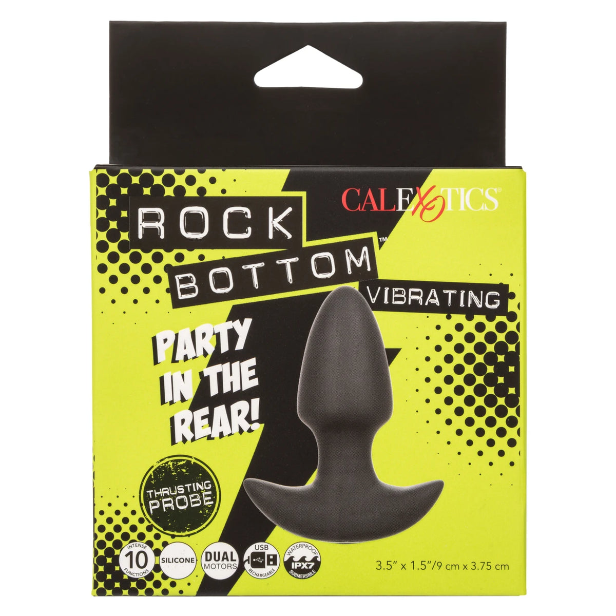Rock Bottom Vibrating and Thrusting Butt Plug