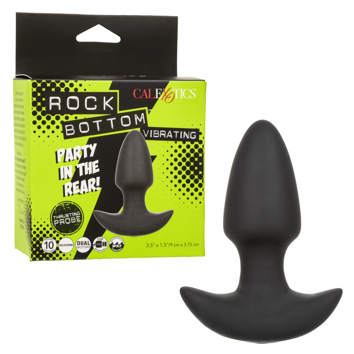 Rock Bottom Vibrating and Thrusting Butt Plug