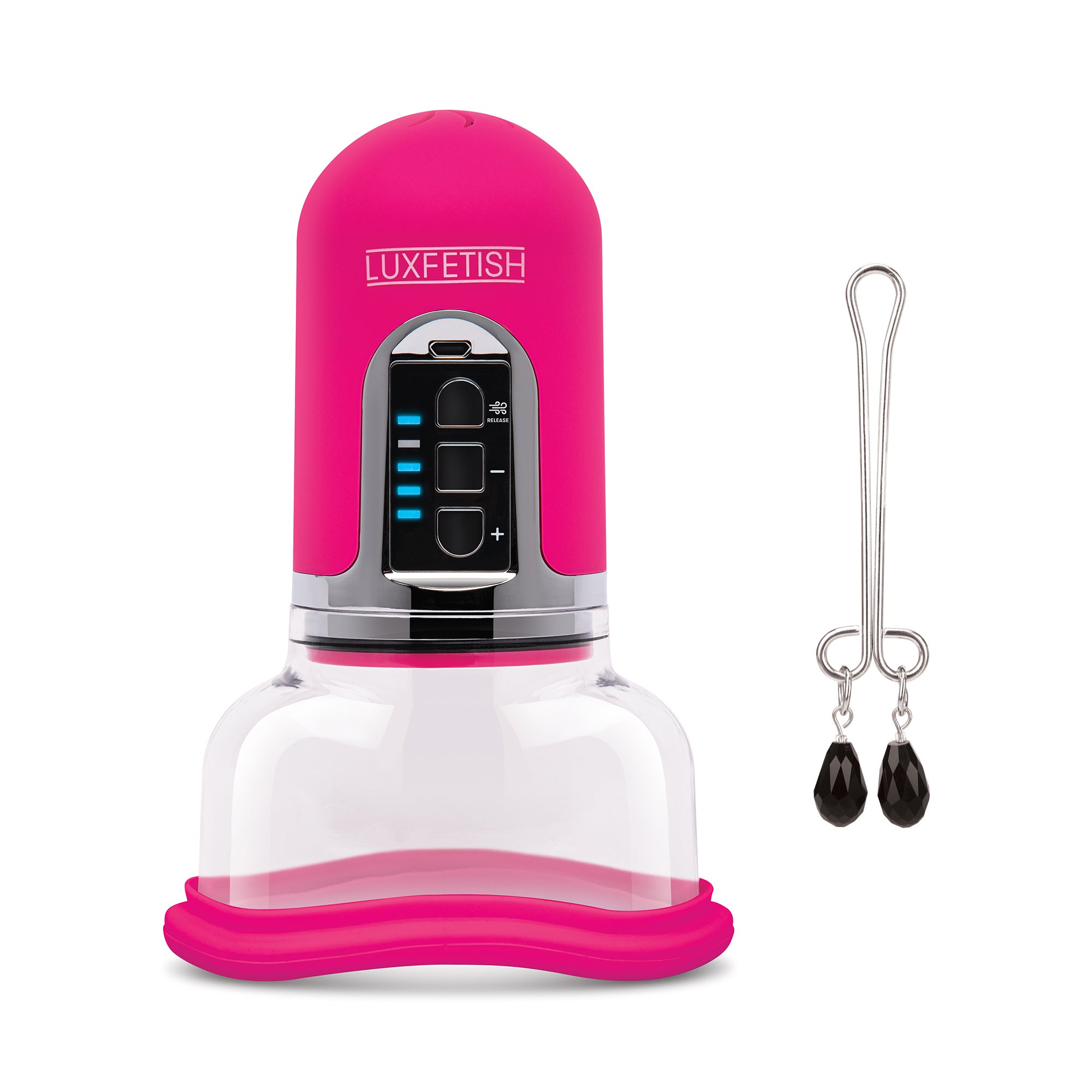 Auto Pussy Pump 4 Functions & Clit Clamp | Ride The Cowgirl Auto Pussy Pump 4 Functions & Clit Clamp | Ride The Cowgirl