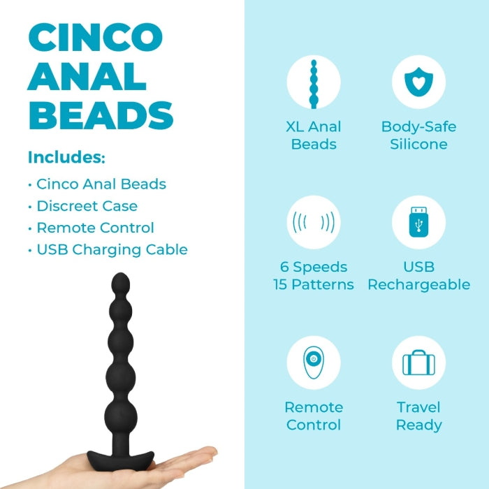 Cinco Anal Beads | Sex Machine Accessories Cinco Anal Beads | Sex Machine Accessories
