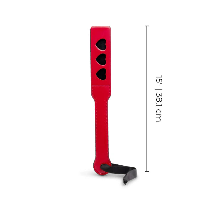 Red Hearts Spanking Paddle