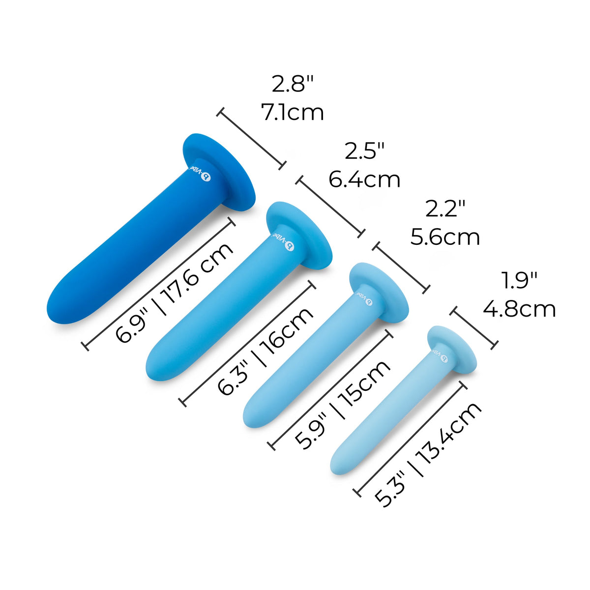 Silicone Vaginal Dilator Training Set