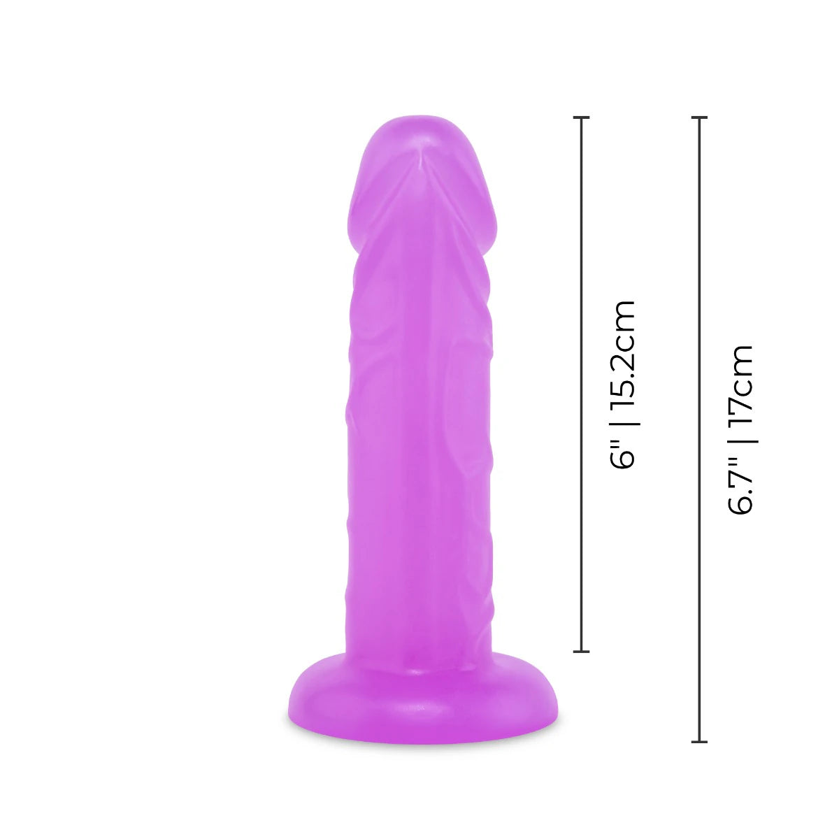 6" PVC Suction Cup Dildo