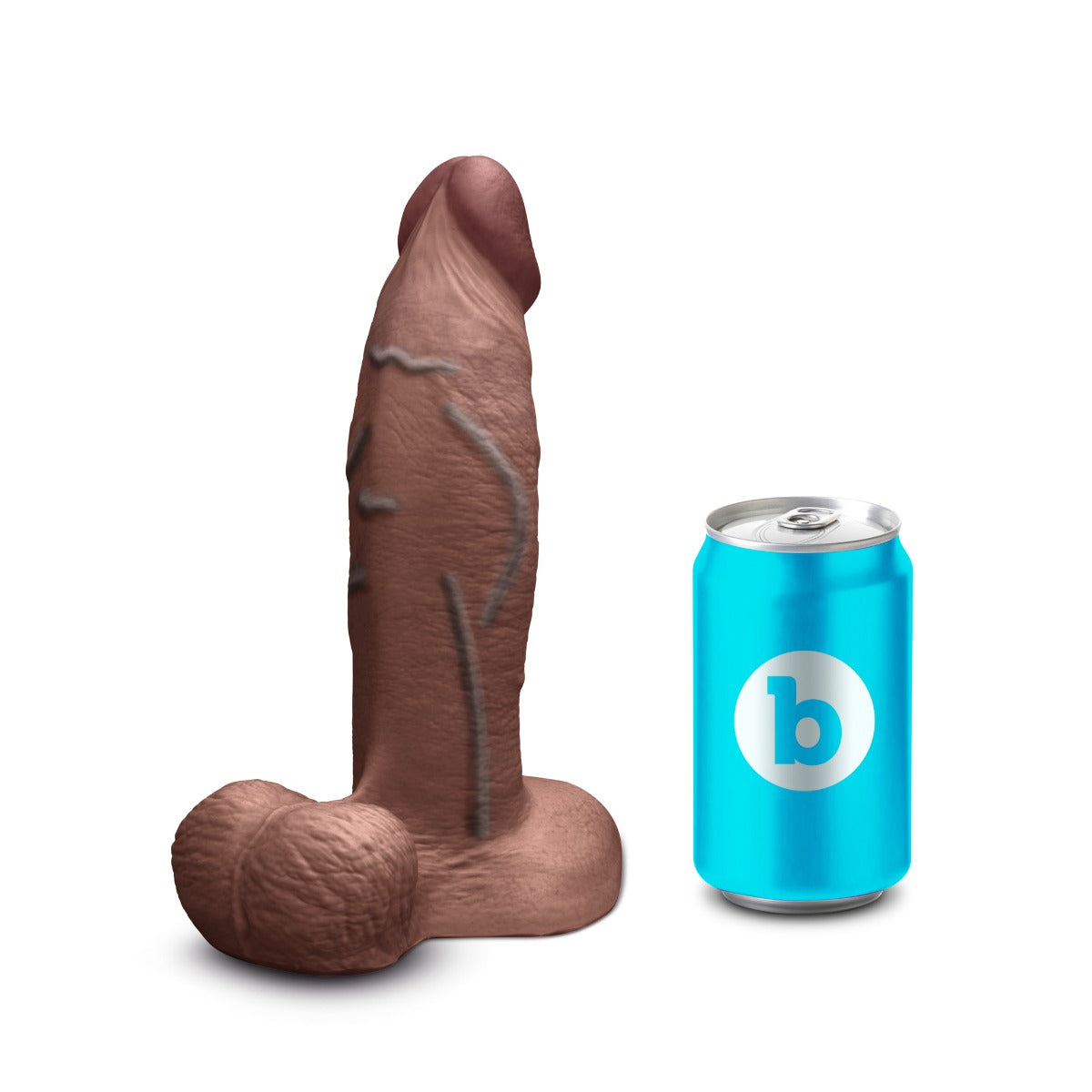 Slipskin Realistic Silicone Dildo - Girthy