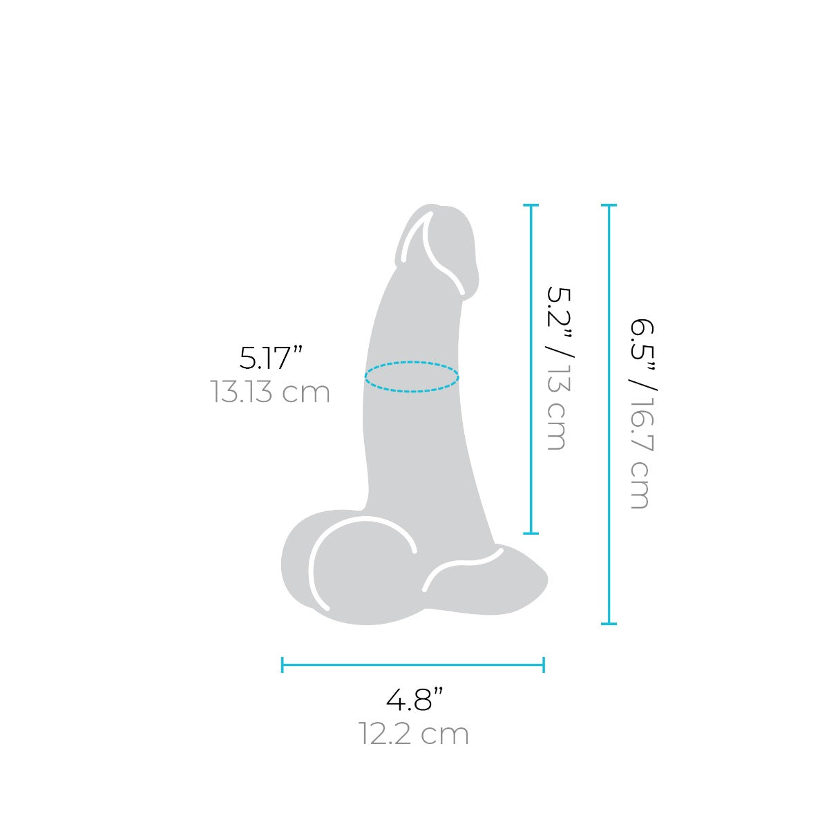Slipskin Realistic Silicone Dildo - Curvy