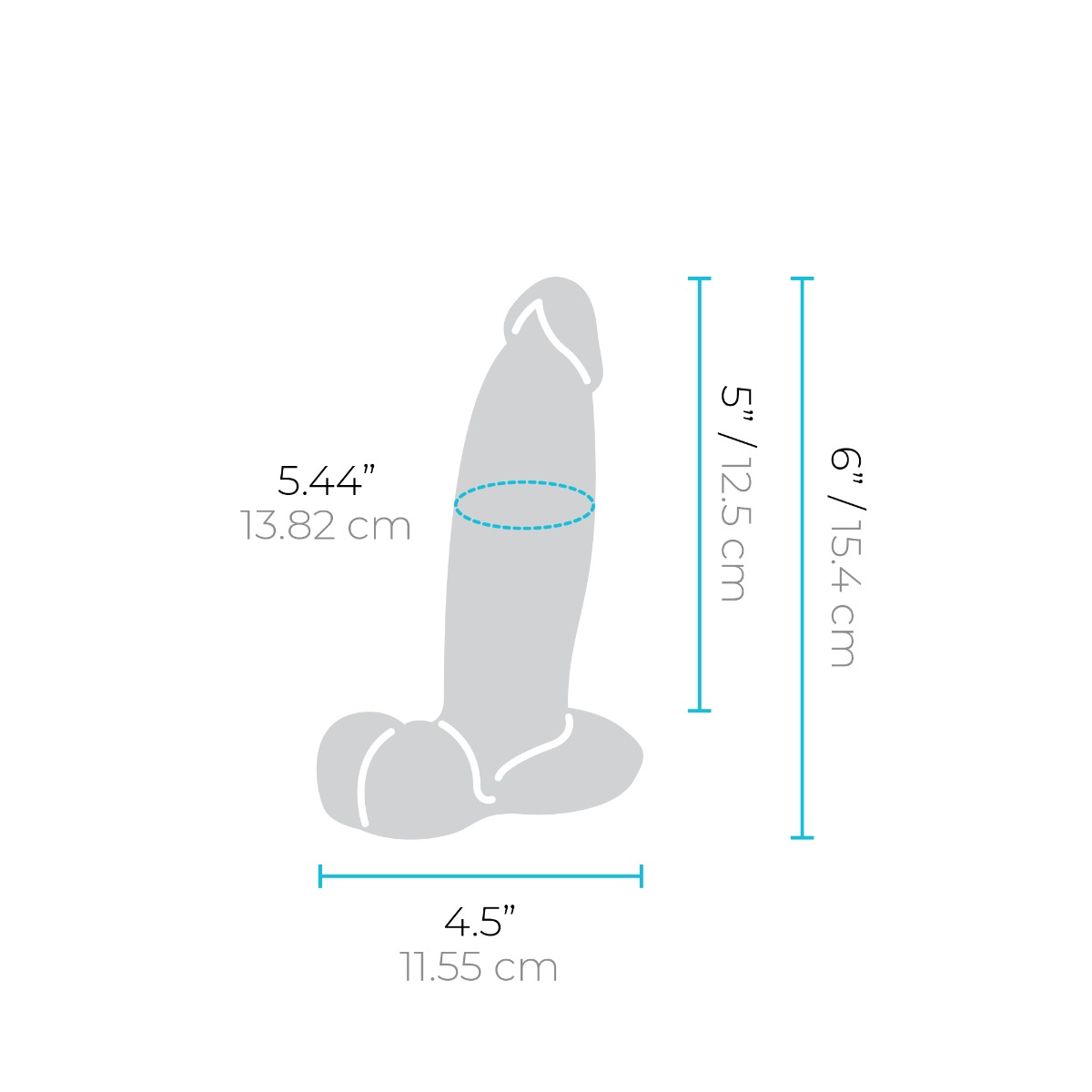 Slipskin Realistic Silicone Dildo - Girthy