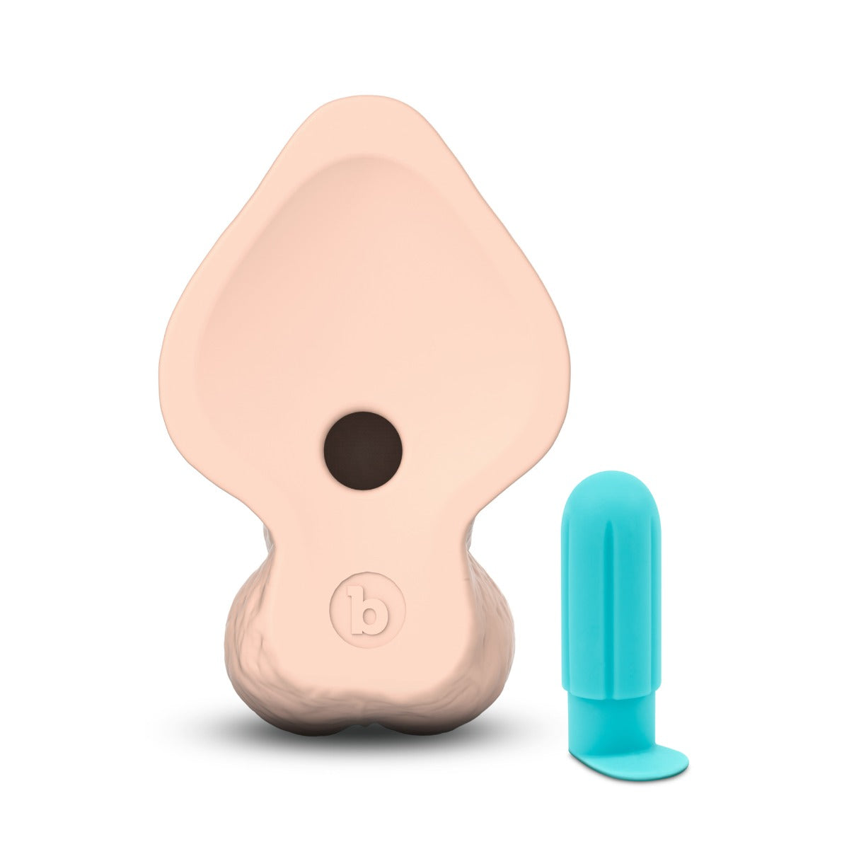 slipskin realistic silicone dildo 10" curvy cream
