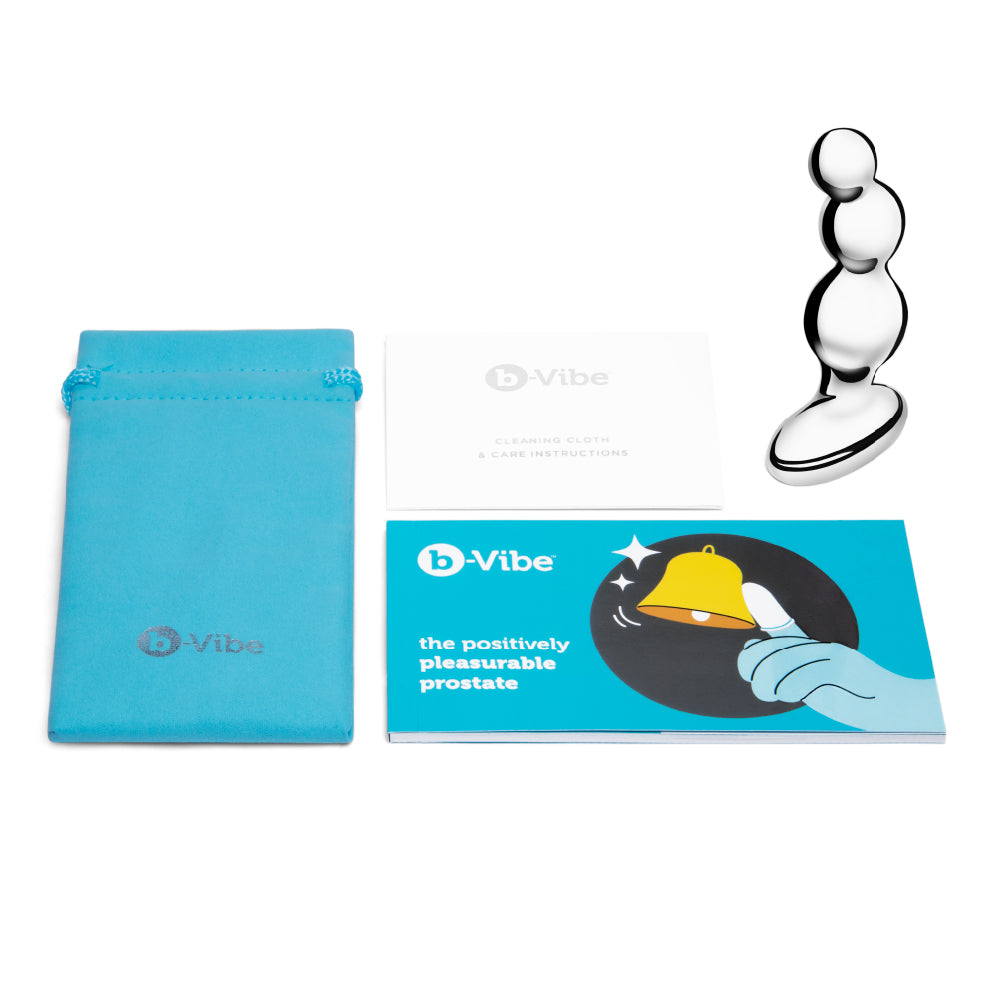 b-Vibe Stainless Steel Anal Beads