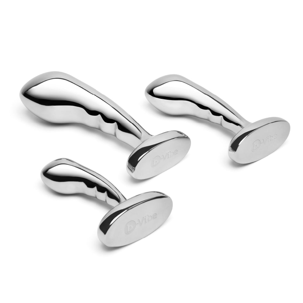 b-Vibe Stainless Steel P-Spot Training Set