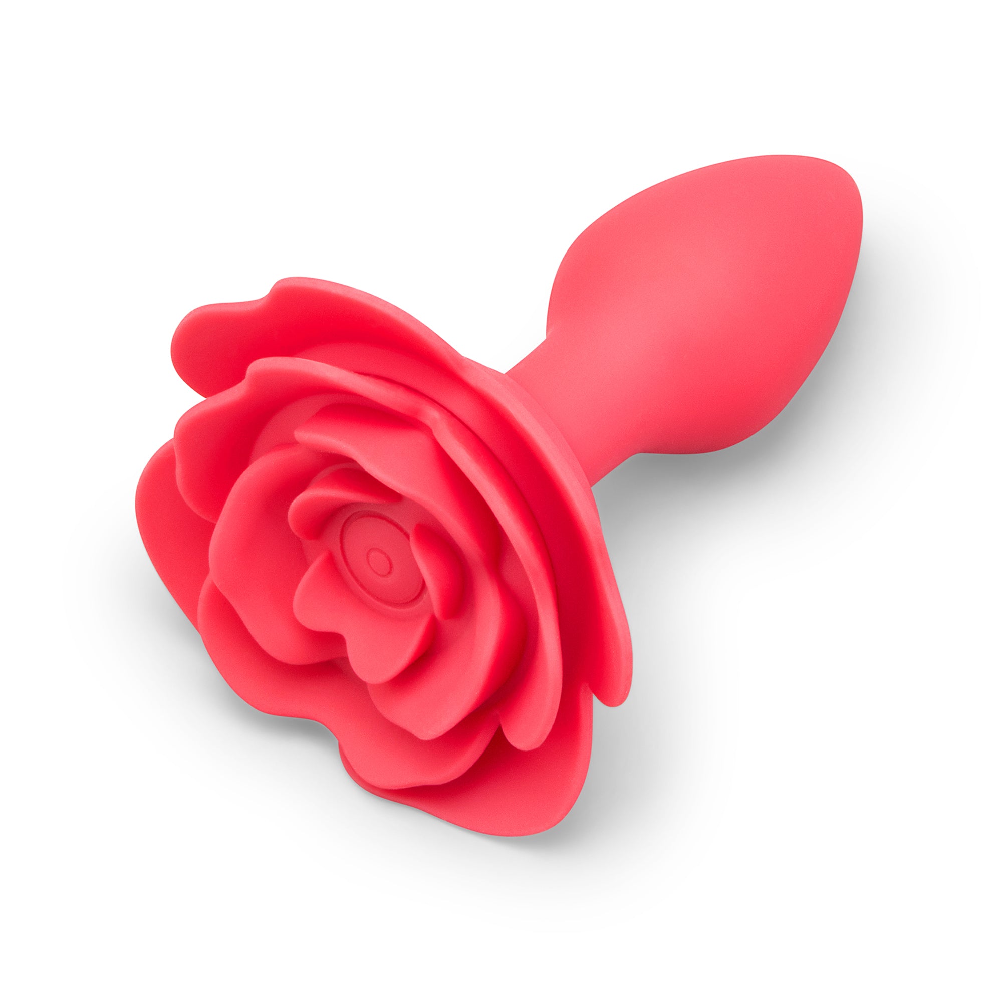 3.5 Inch Vibrating Rose Butt Plug 3.5 Inch Vibrating Rose Butt Plug