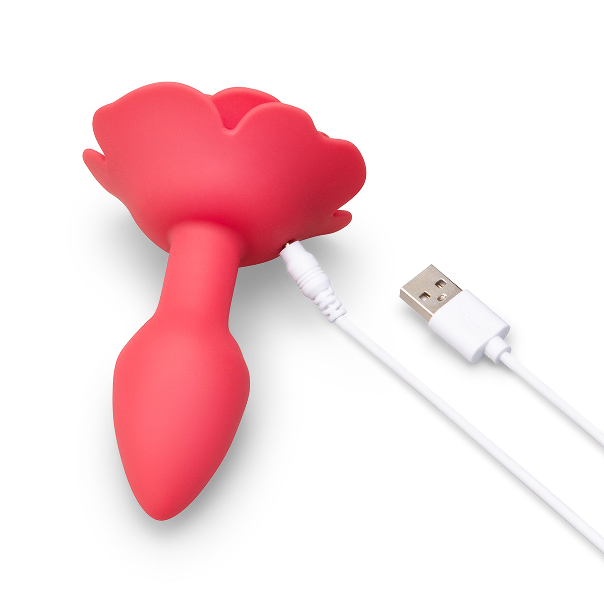 3.5 Inch Vibrating Rose Butt Plug 3.5 Inch Vibrating Rose Butt Plug