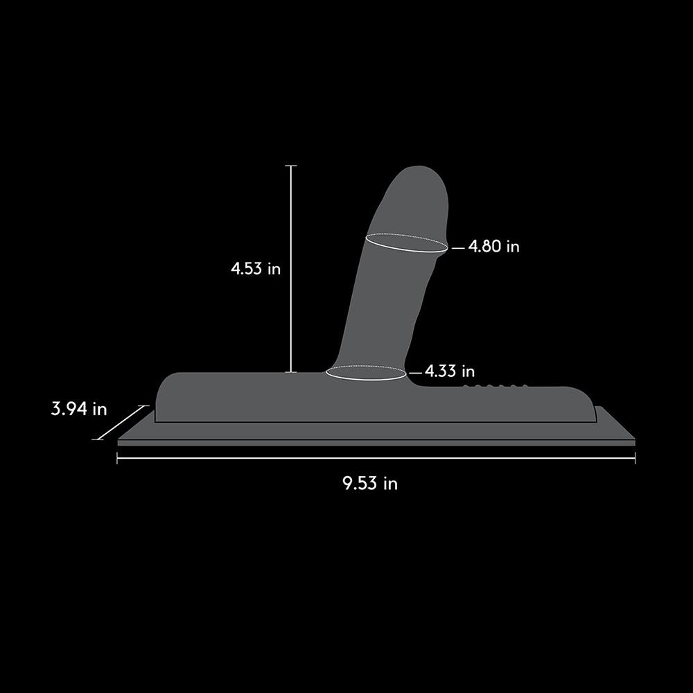 Specifications of the Bronco - Realistic Silicone Attachment - The Cowgirl Sex Machine