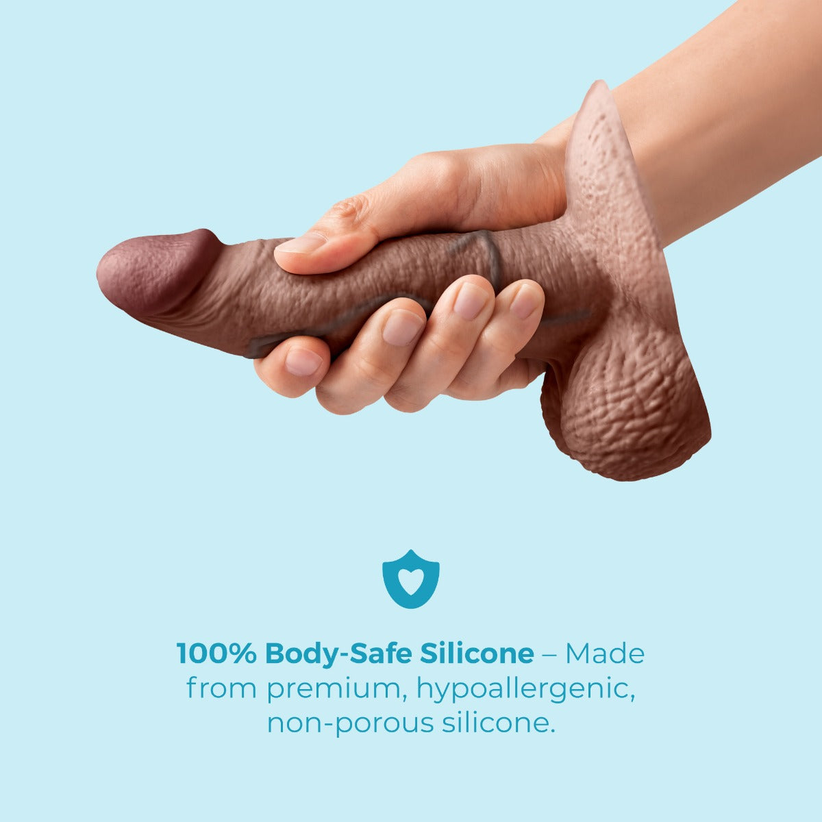 Slipskin Realistic Silicone Dildo - Girthy