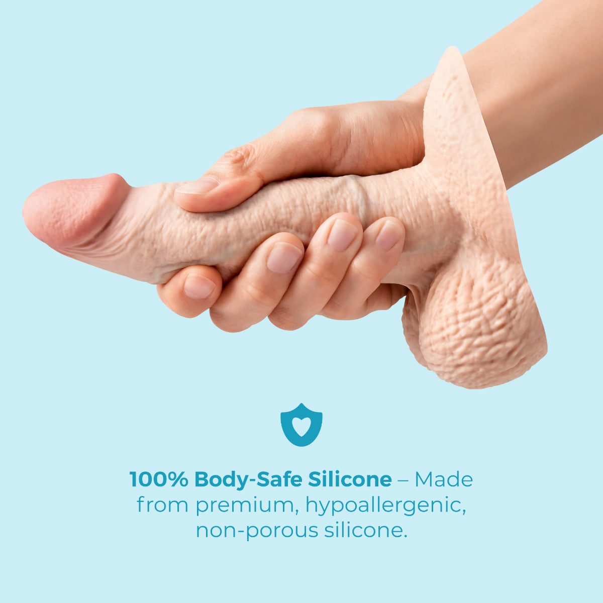 Slipskin Realistic Silicone Dildo - Girthy