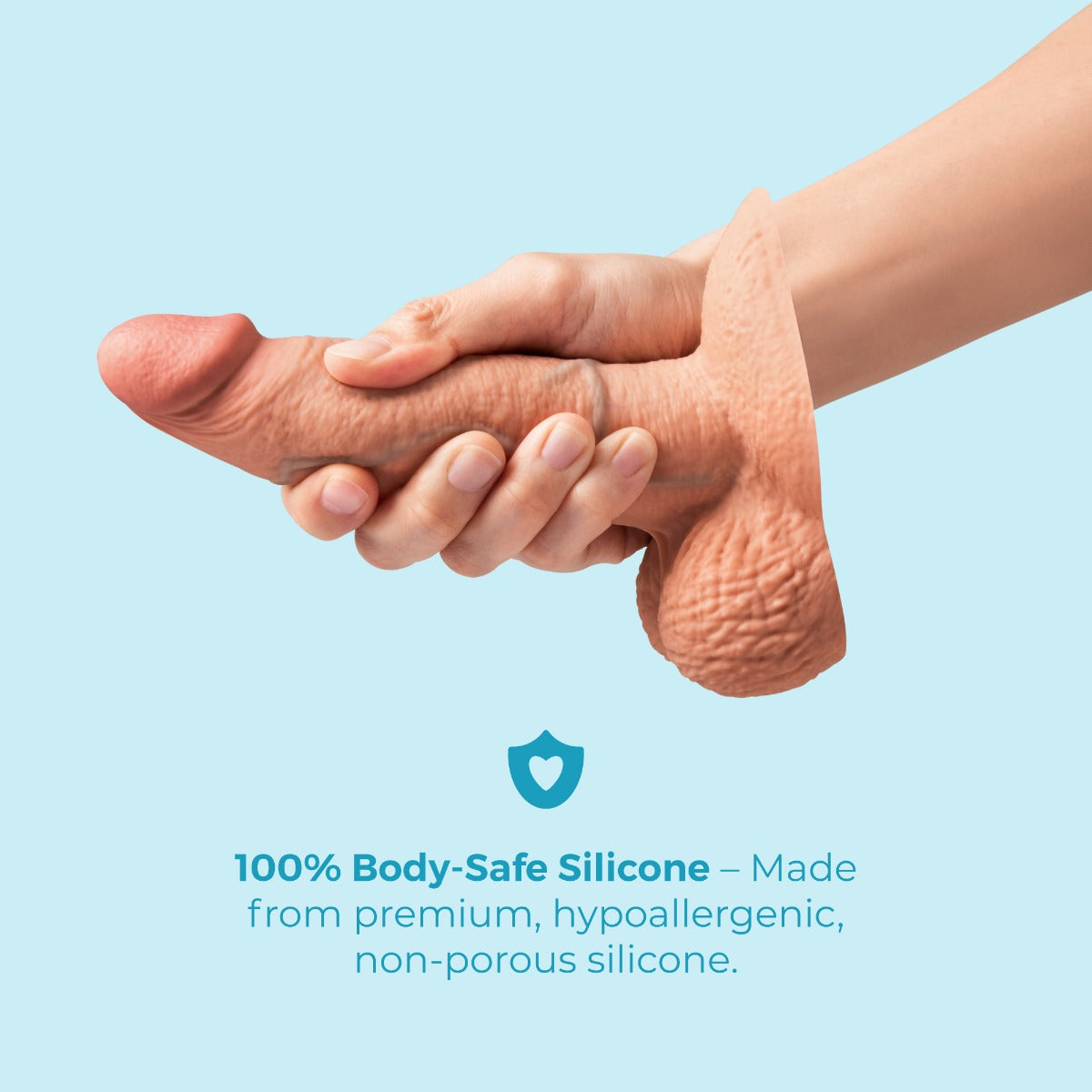 Slipskin Realistic Silicone Dildo - Girthy