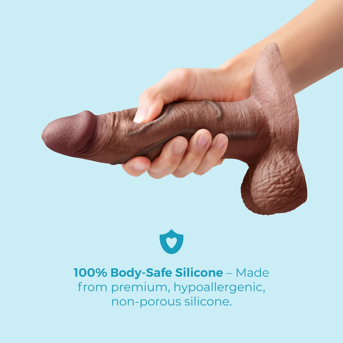 Slipskin Realistic Silicone Dildo - Girthy