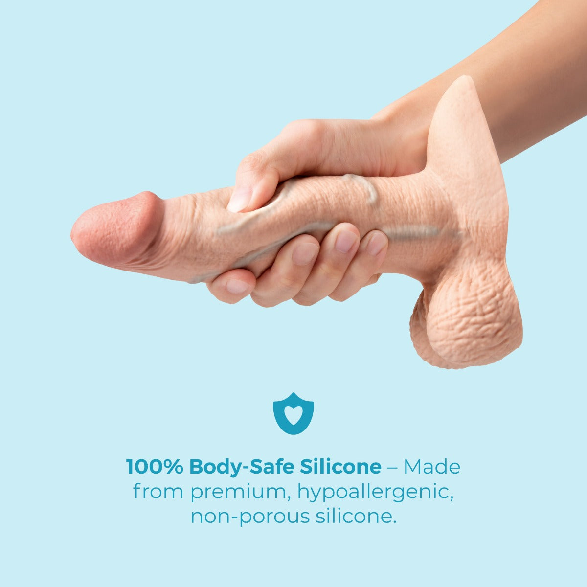 Slipskin Realistic Silicone Dildo - Girthy