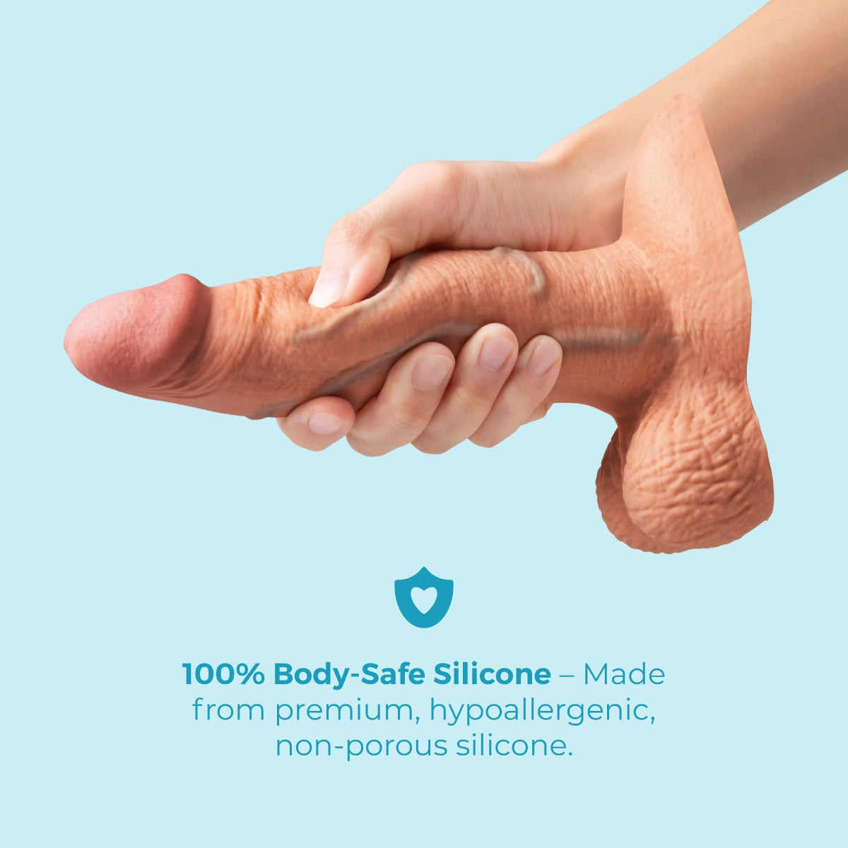 Slipskin Realistic Silicone Dildo - Girthy