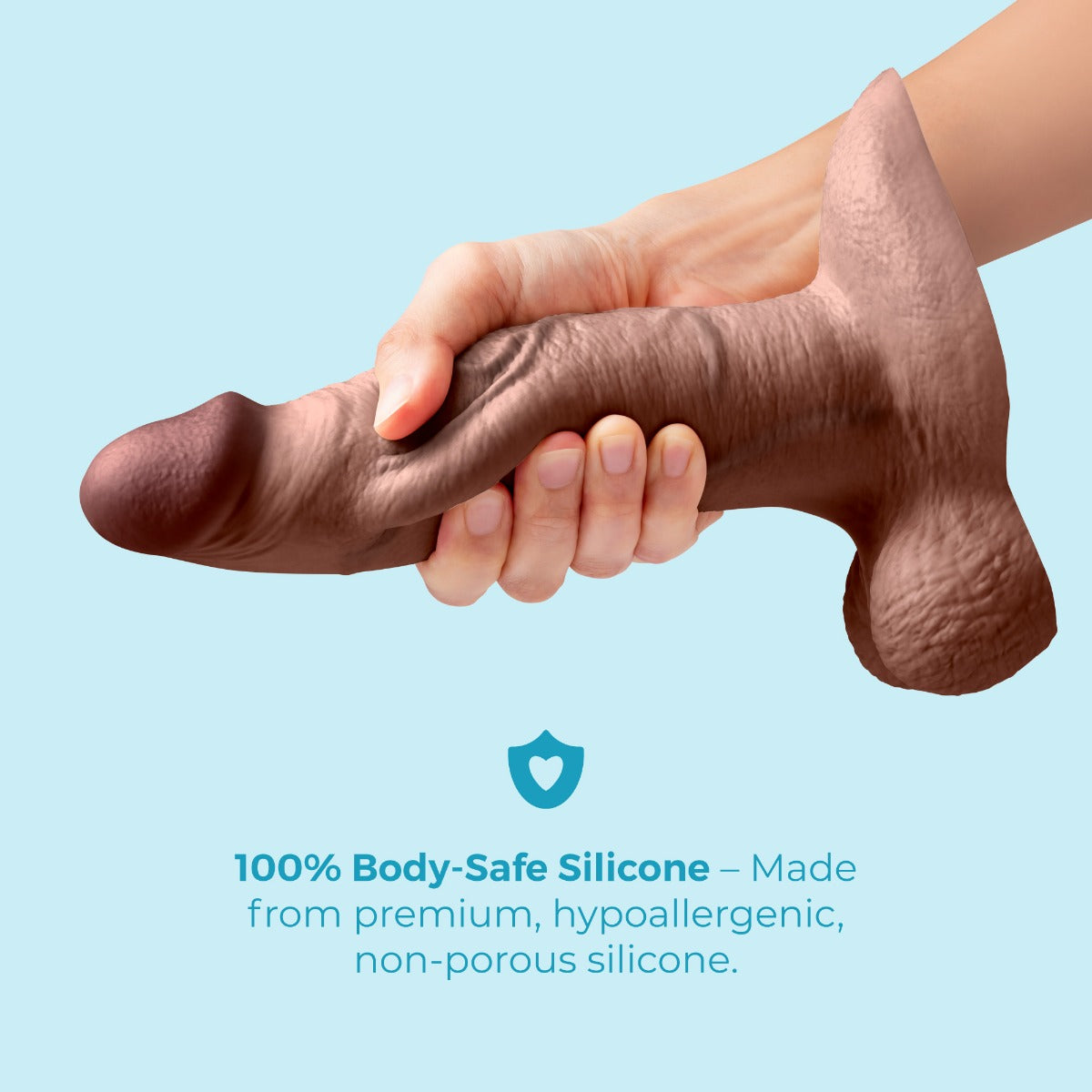 Slipskin Realistic Silicone Dildo - Girthy