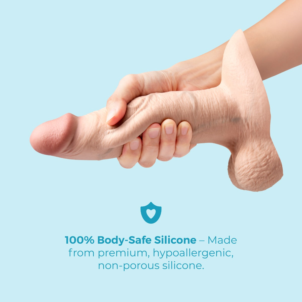 Slipskin Realistic Silicone Dildo - Girthy