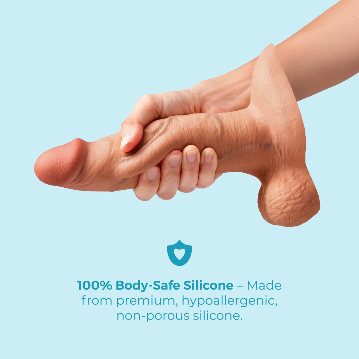 Slipskin Realistic Silicone Dildo - Girthy