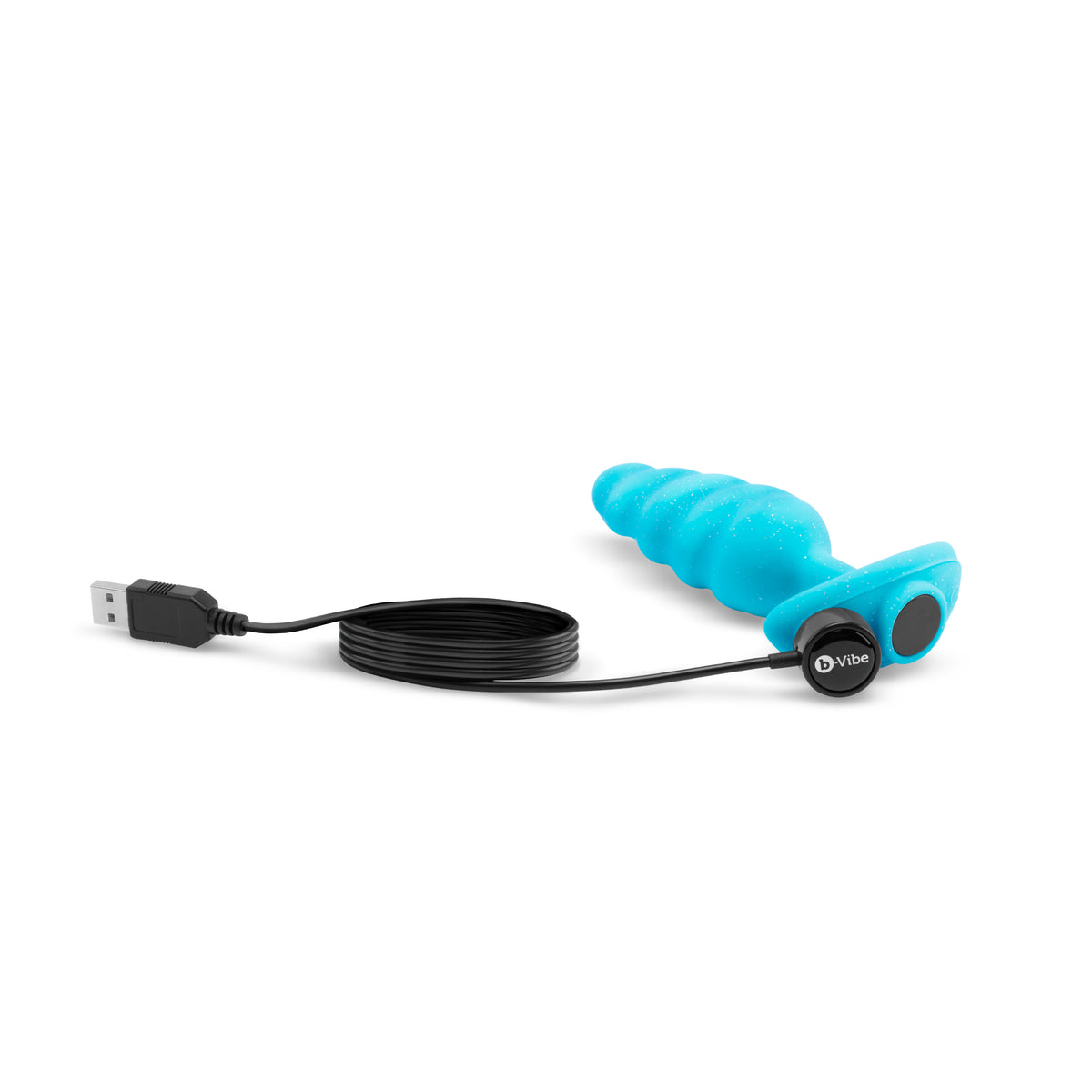 b-Vibe Unicorn Tail Vibrating Butt Plug