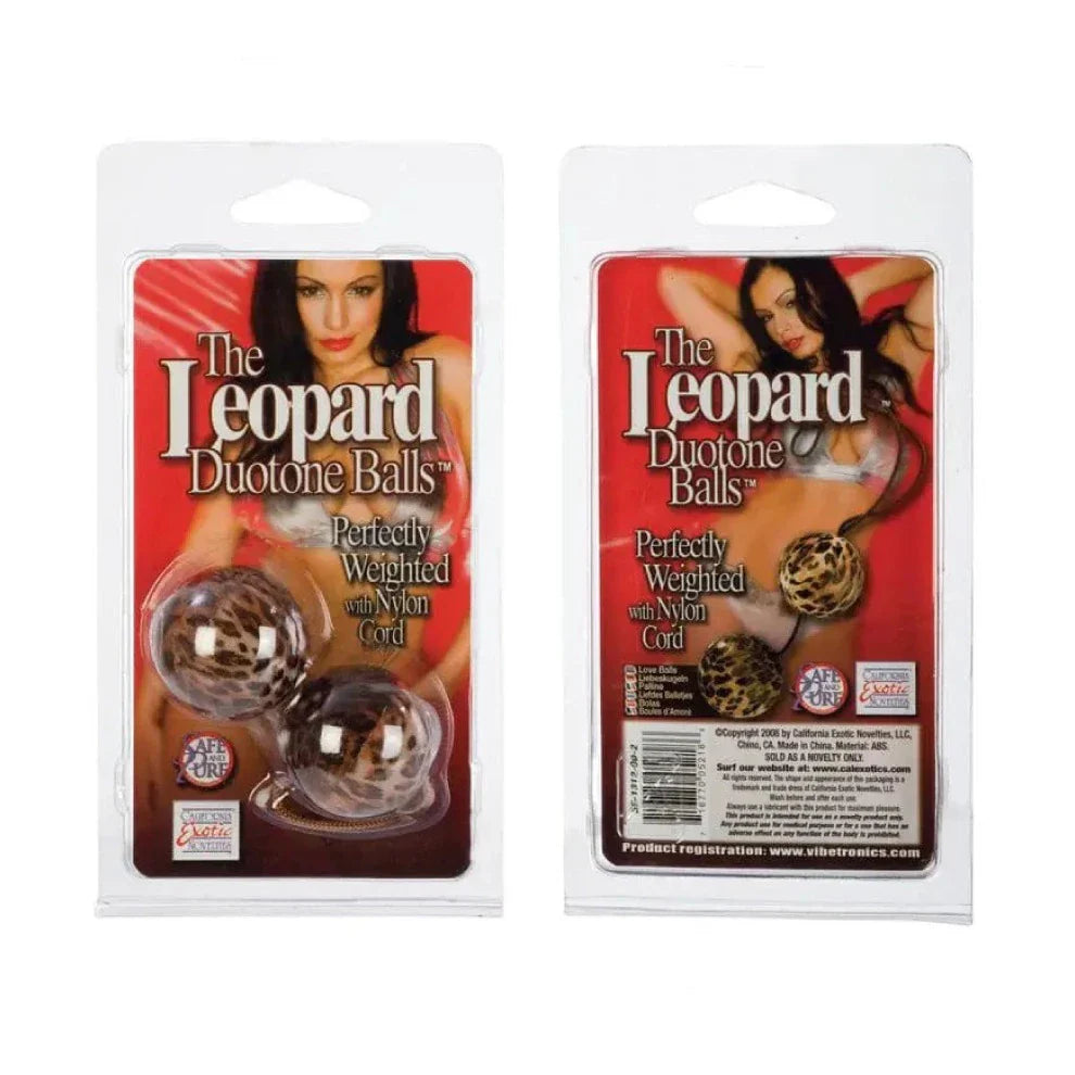 Duotone Orgasm Balls - Leopard