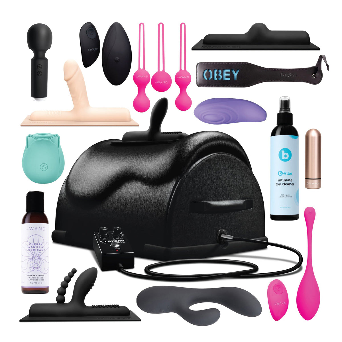 The Cowgirl Premium Sex Machine Bundle