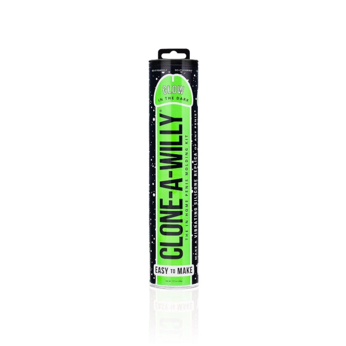 Clone-A-Willy Silicone DIY Homemade Vibrating Dildo Penis Molding Kit - Glow in the Dark Green