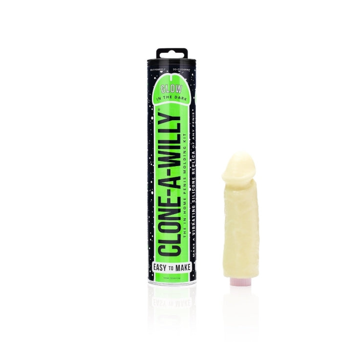 Clone-A-Willy Silicone DIY Homemade Vibrating Dildo Penis Molding Kit - Glow in the Dark Green
