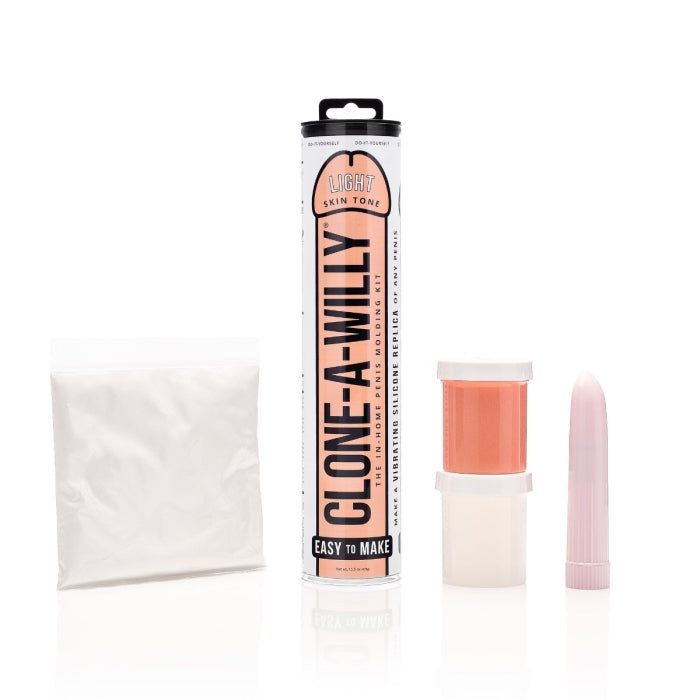 Clone-A-Willy Silicone DIY Homemade Vibrating Dildo Penis Molding Kit - Light Skin Tone