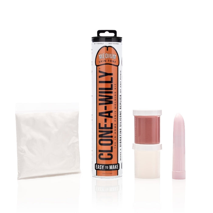 Clone-A-Willy Silicone DIY Homemade Vibrating Dildo Penis Molding Kit - Medium Skin Tone