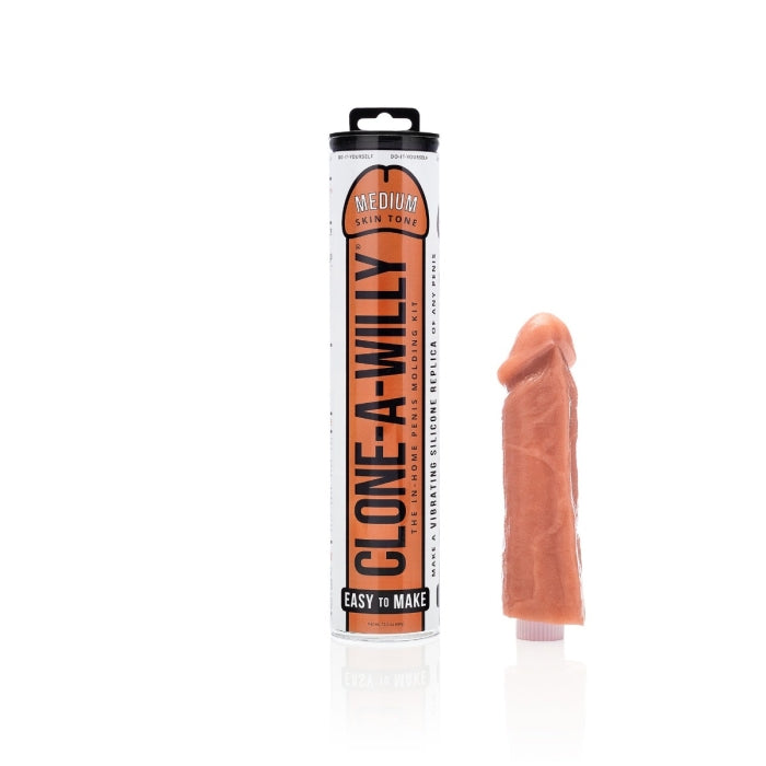 Clone-A-Willy Silicone DIY Homemade Vibrating Dildo Penis Molding Kit - Medium Skin Tone