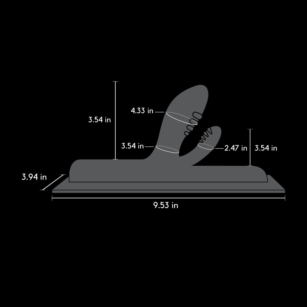 Specifications of The Jackalope Bulbous Double Penetration Attachment