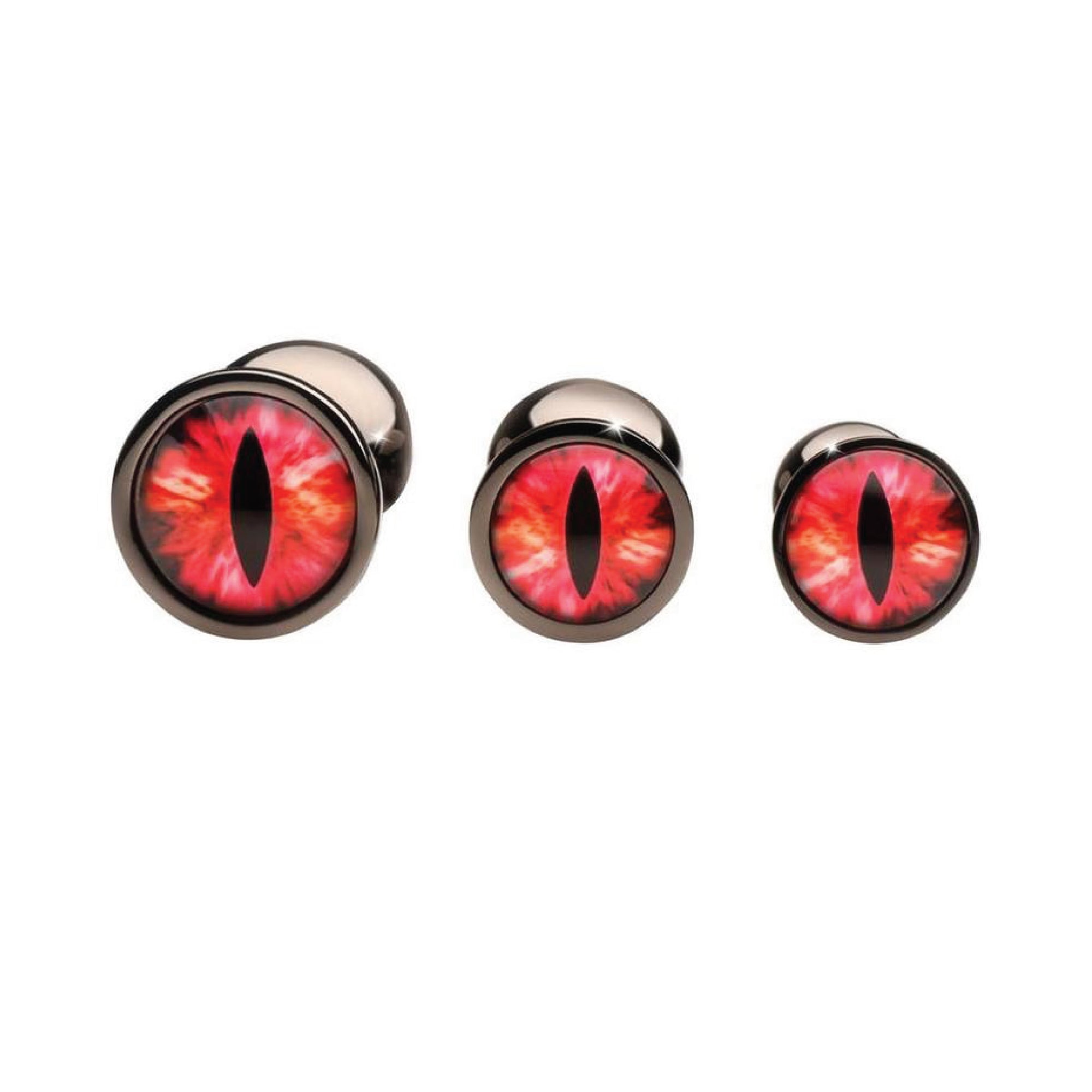Creature Cock Sinister Eyes Metal Butt Plug Set | The Cowgirl Creature Cock Sinister Eyes Metal Butt Plug Set | The Cowgirl