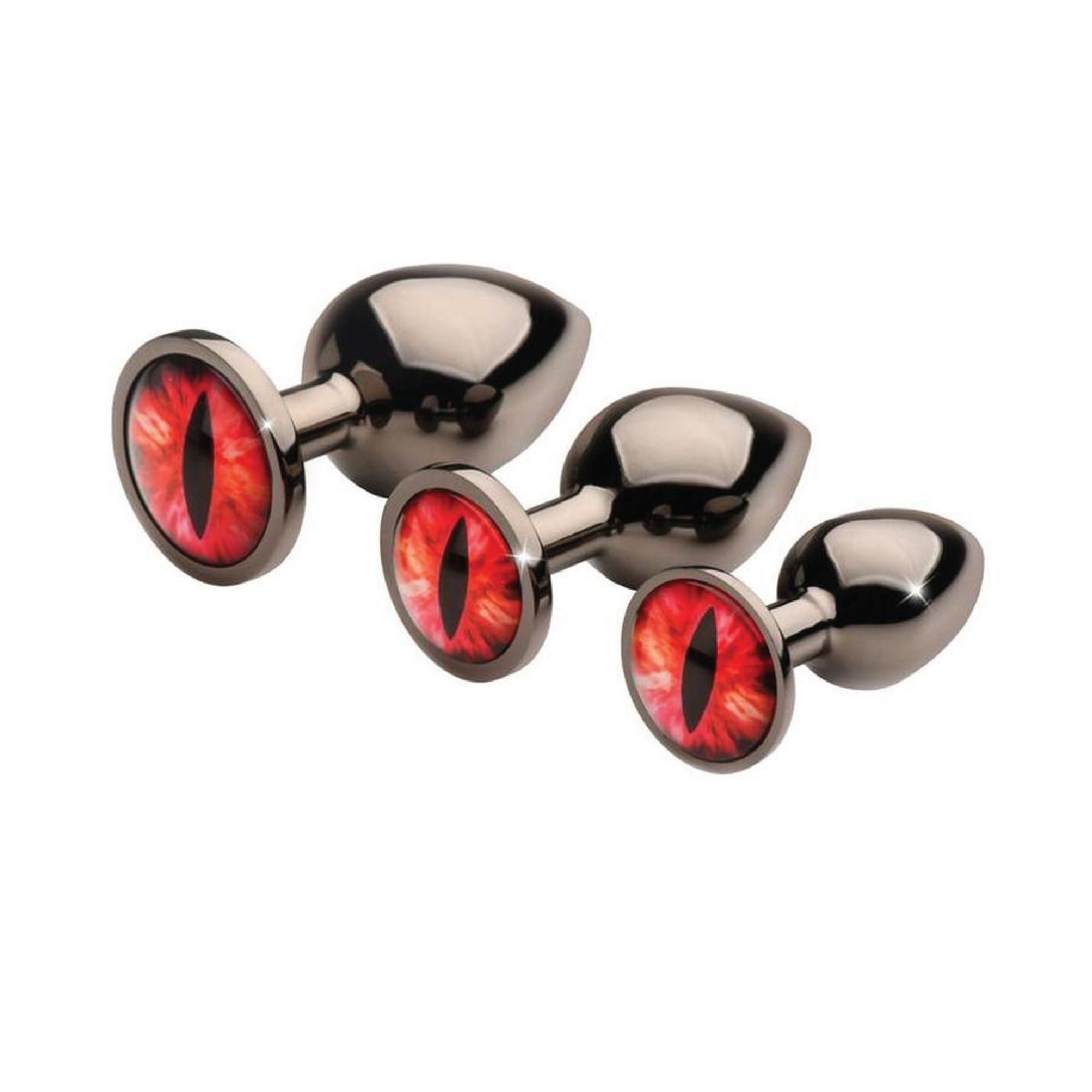 Creature Cock Sinister Eyes Metal Butt Plug Set | The Cowgirl Creature Cock Sinister Eyes Metal Butt Plug Set | The Cowgirl