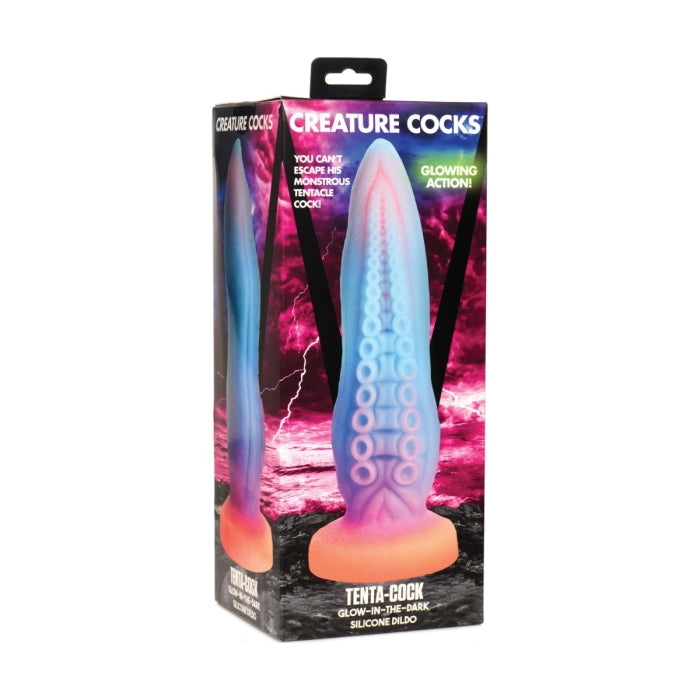 Creature Cocks Tenta-Cock Glow in the Dark Silicone Dildo