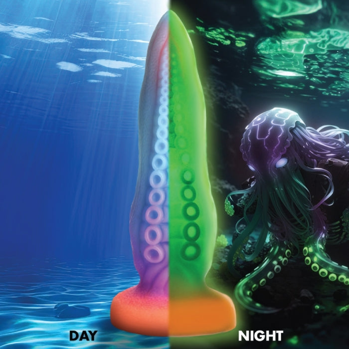 Creature Cocks Tenta-Cock Glow in the Dark Silicone Dildo