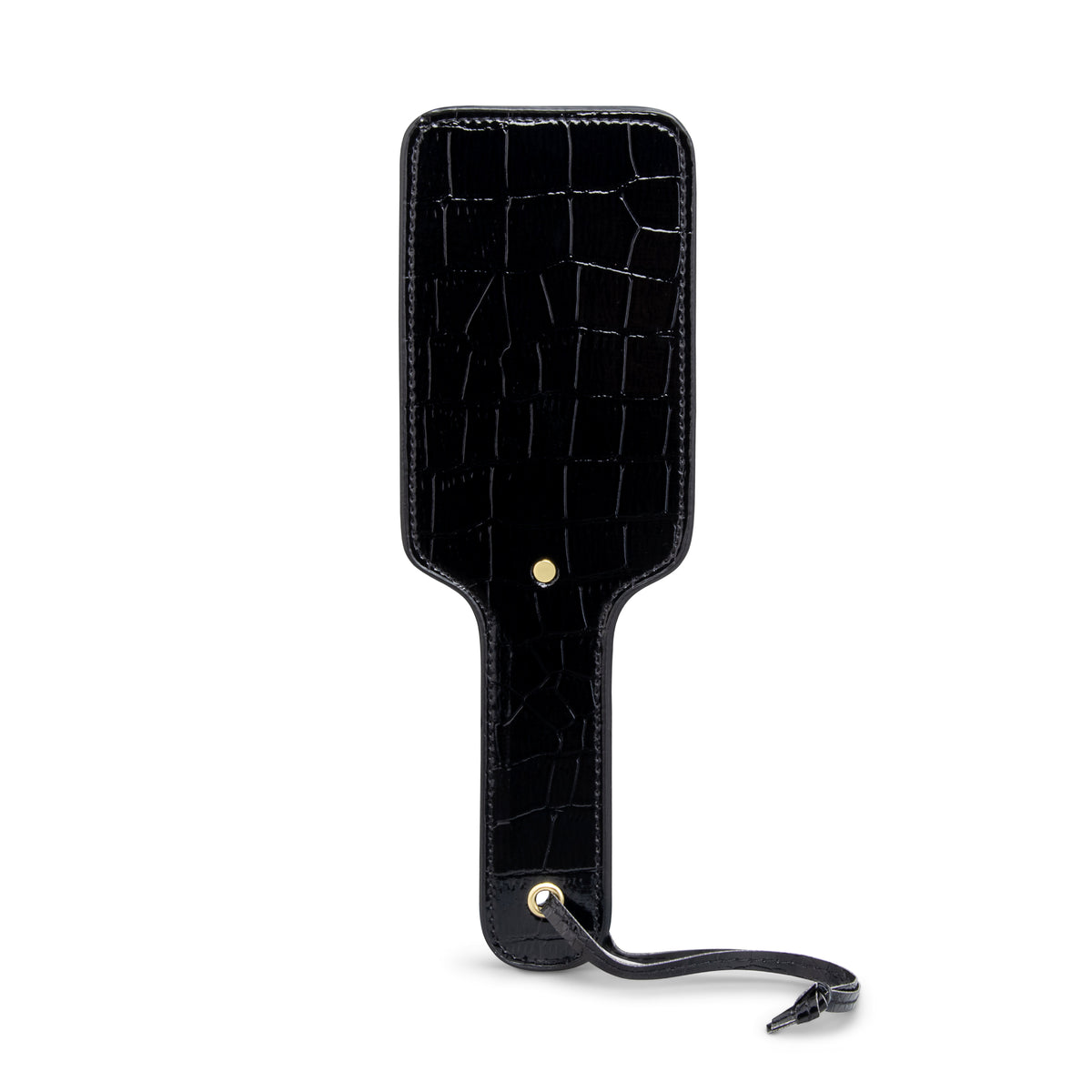 Cowgirl Patent Leather Croc Dual-Sided Spanking Paddle