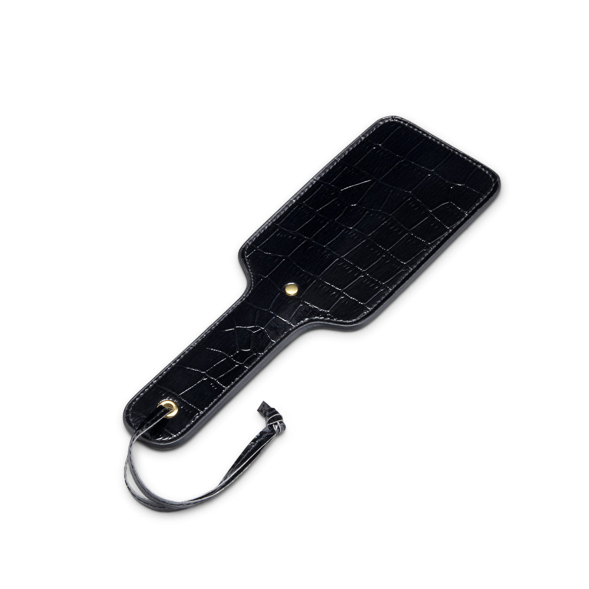 Cowgirl Patent Leather Croc Dual-Sided Spanking Paddle