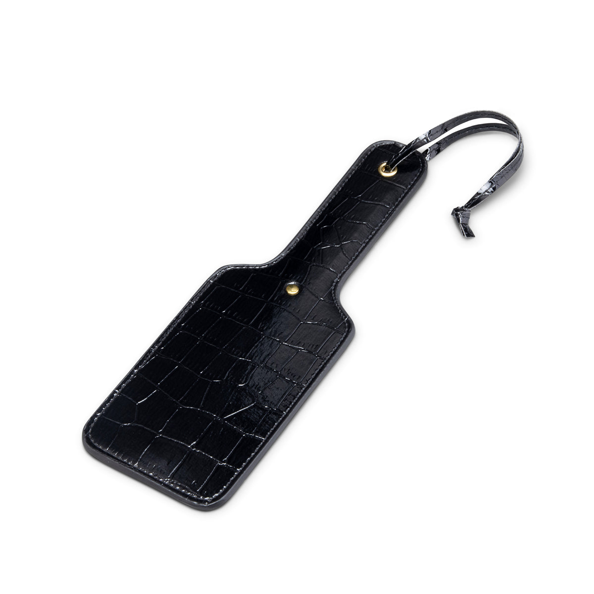 Cowgirl Patent Leather Croc Dual-Sided Spanking Paddle
