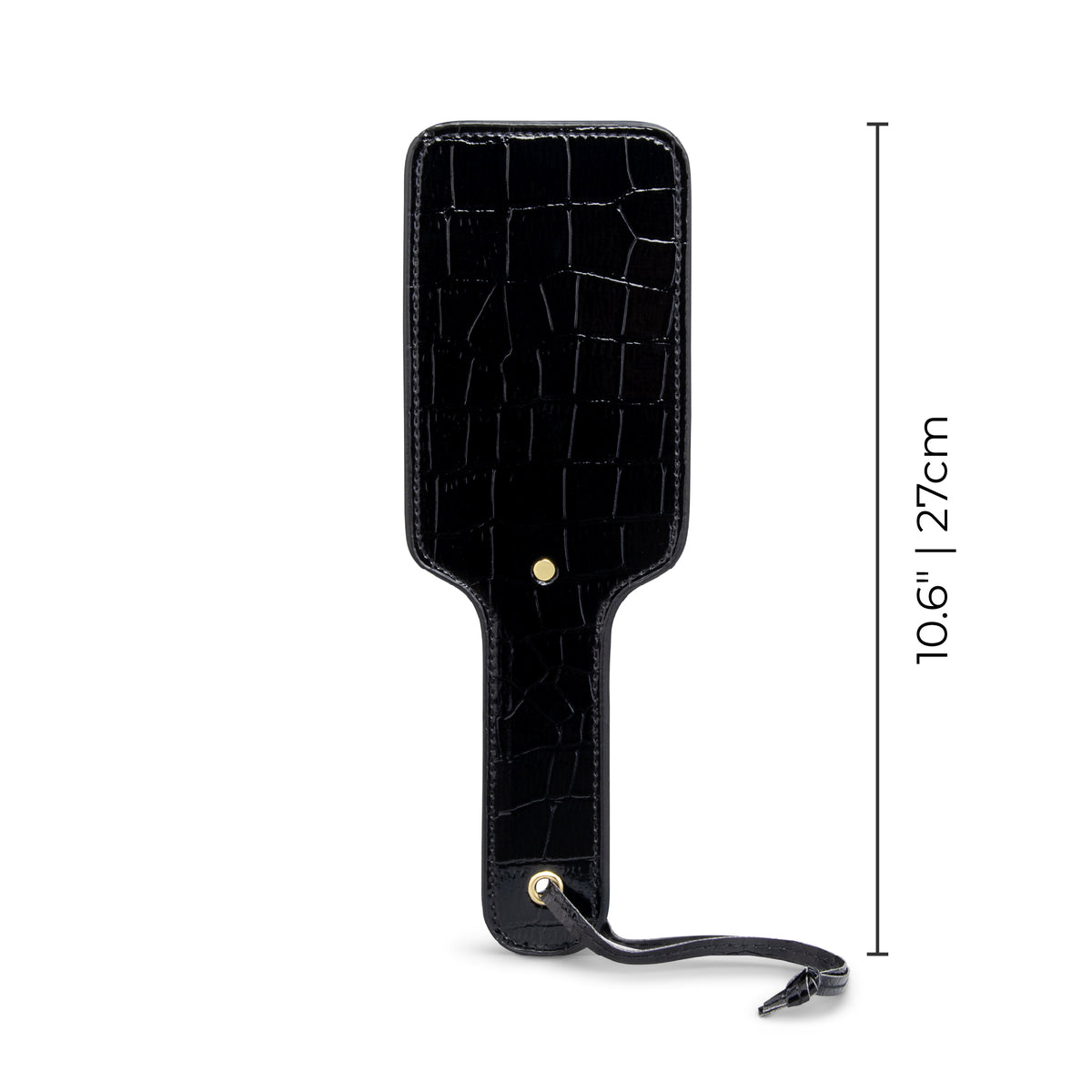 Cowgirl Patent Leather Croc Dual-Sided Spanking Paddle