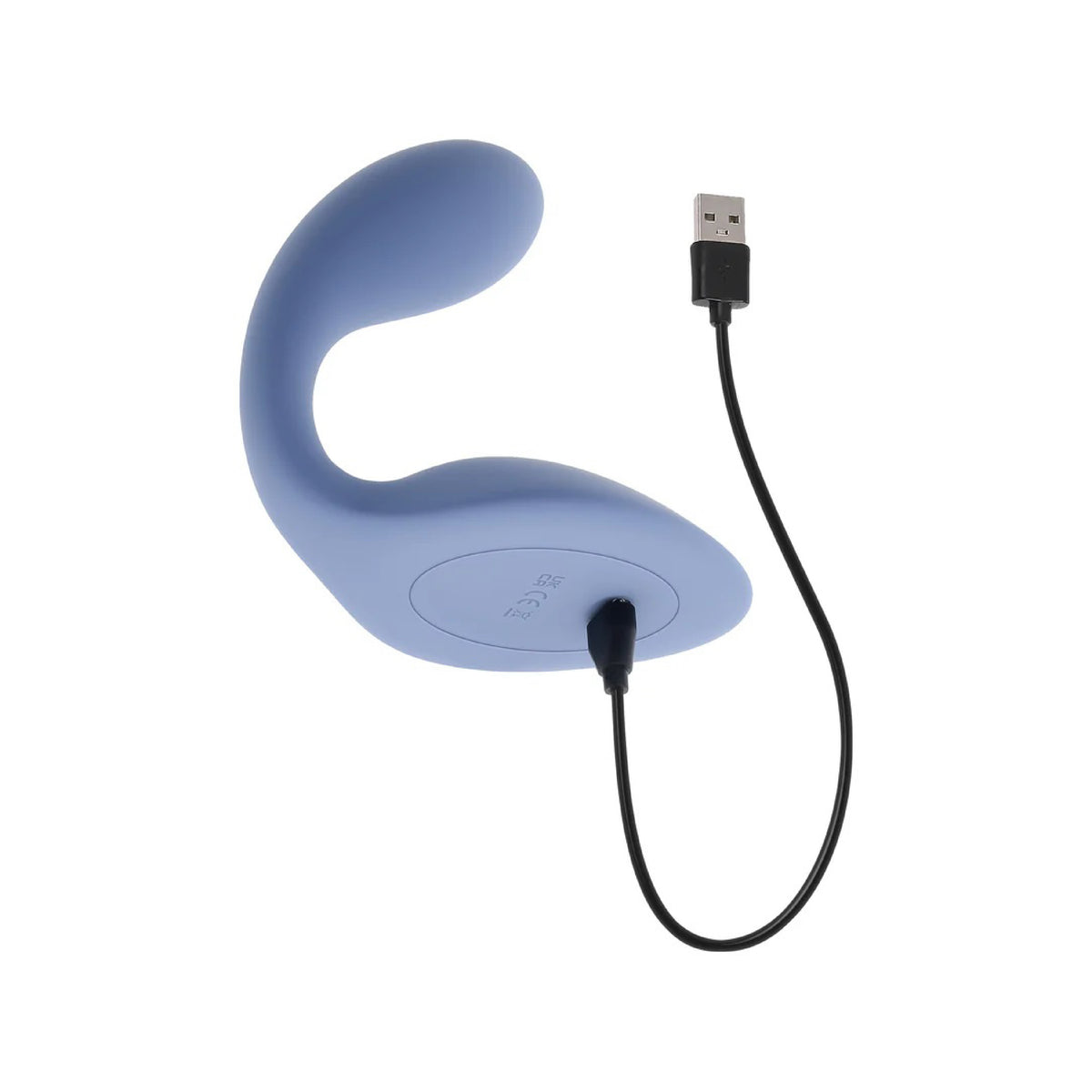Gender X Shifting Gears rechargeable blue silicone grind pad vibrator with magnetic USB charging cable